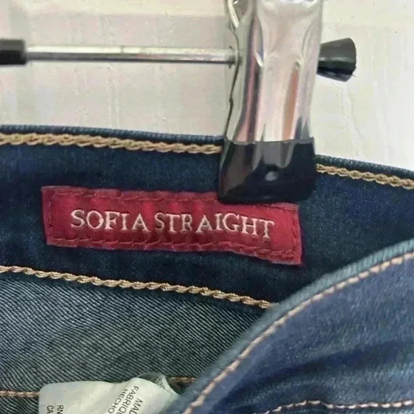 Lucky Brand Sofia Straight size 8/29 ankle dark wash jeans. - Picture 5 of 12